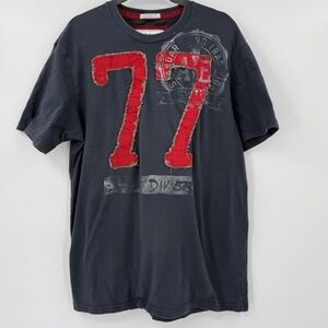 American Eagle Men's Y2K T-Shirt XLT Preppy Skater‎ Grunge 2000s Embroidered